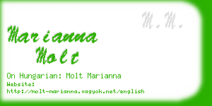 marianna molt business card